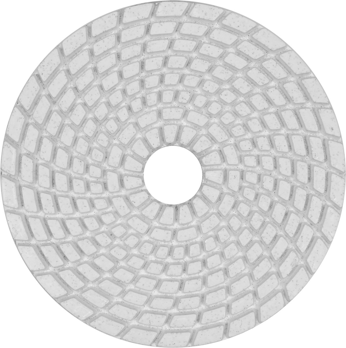 Diamant Polijstschijf 100 mm - Korrel 3000 - Klitband / Klittenband - Droog & Nat Gebruik - Voor Keramiek & Natuursteen