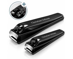 Christian Deluxe® Combo Nagelknipper Set met Nagelvijl – Nagelknipper - Teennagelknipper - Pedicureset - Manicure set - Pedicure