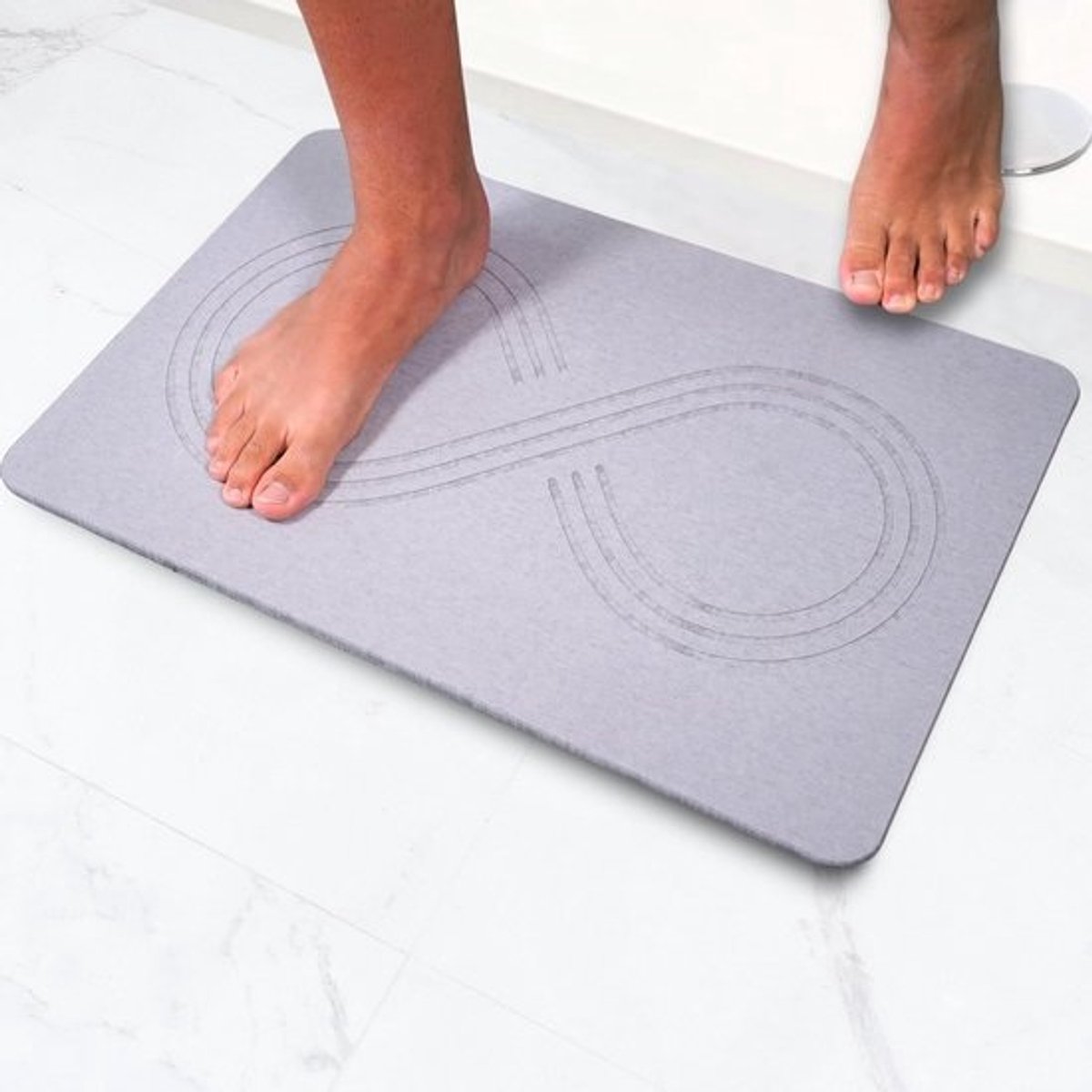 Antislip Kiezelsteenmat 60 x 40 cm - Sneldrogend en Antibacterieel