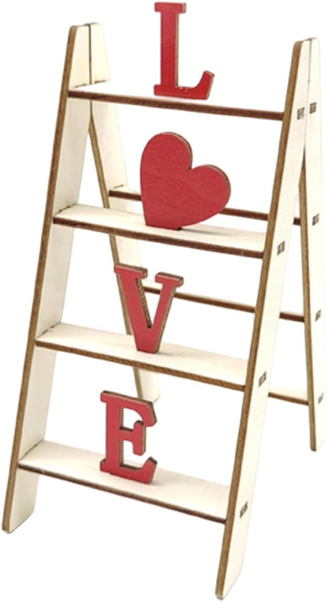 Ladder Voor Op De Tafel Houten Liefdesbord