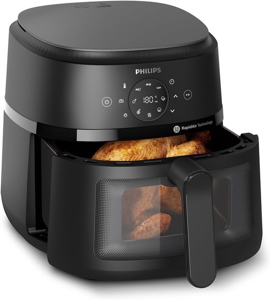 Philips 2000 Series Airfryer XXL met Dubbele Lade