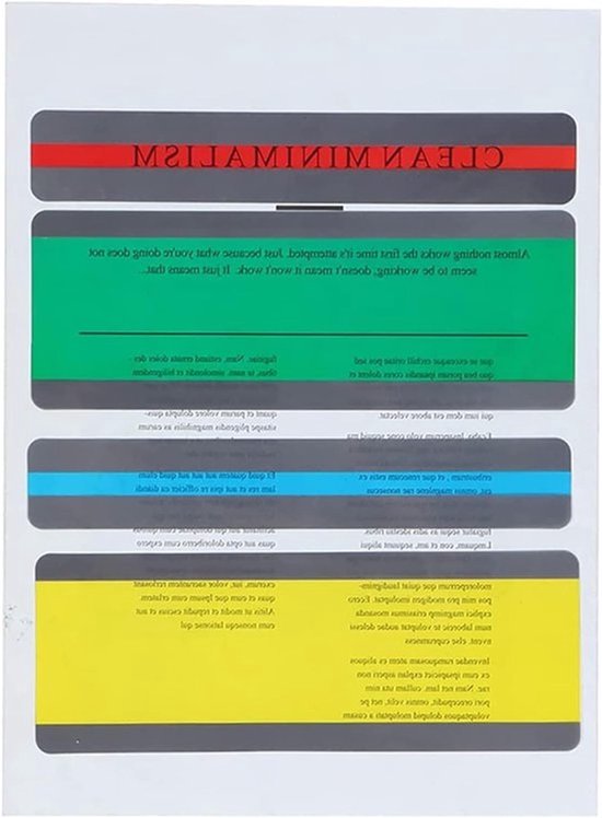 Dyslexie Overlay Ruler Set van 8 Stuks, Visuele Hulpmiddelen voor Lezen, Kleurgecodeerde Leeshulpen voor Kinderen en Onderwijzers — afbeelding 2