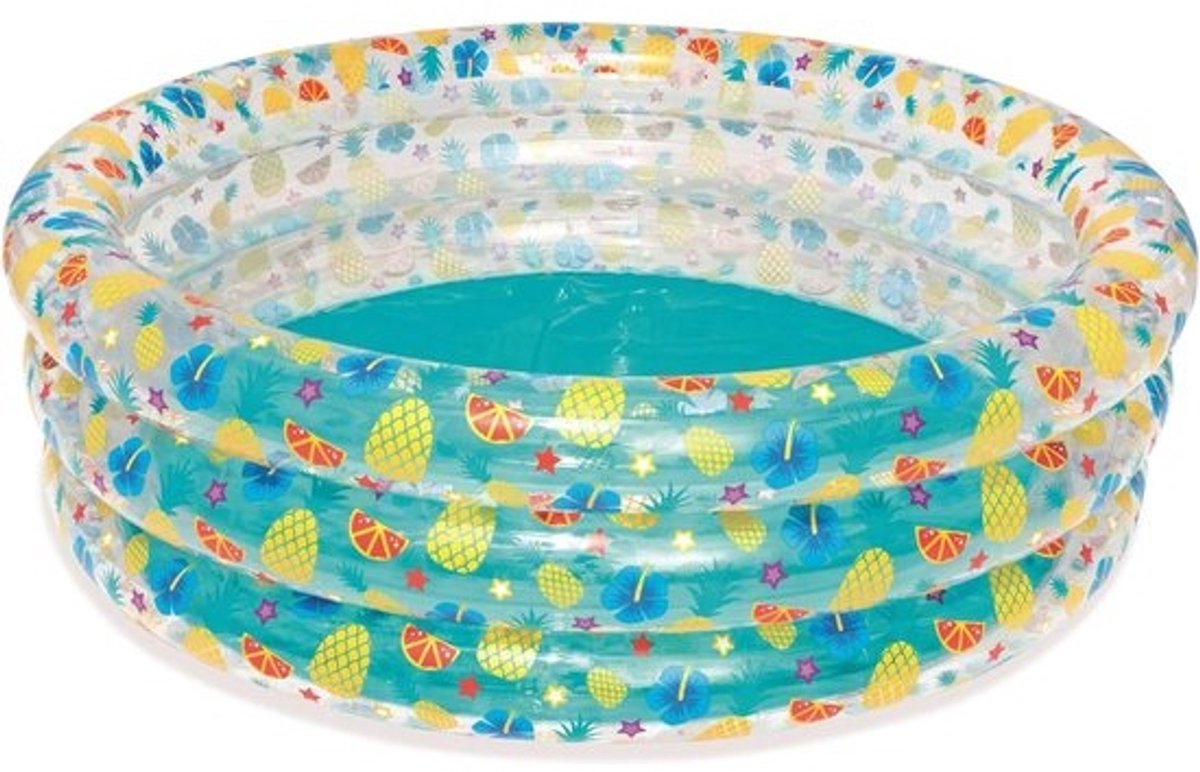 Opblaasbaar Kinderzwembad - Tropisch Design - 170 x 53 cm