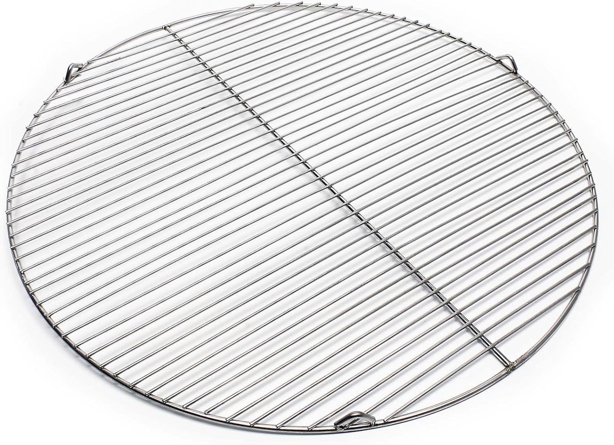 Grillrooster rond 65 cm roestvrij voor barbecue, gasgrill bbq