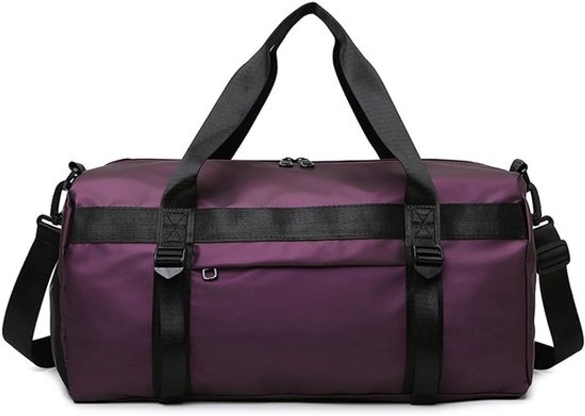 Sporttas met vakken - Fitness tas - Weekendje weg - Waterdicht en lichtgewicht - 31 liter - Lila