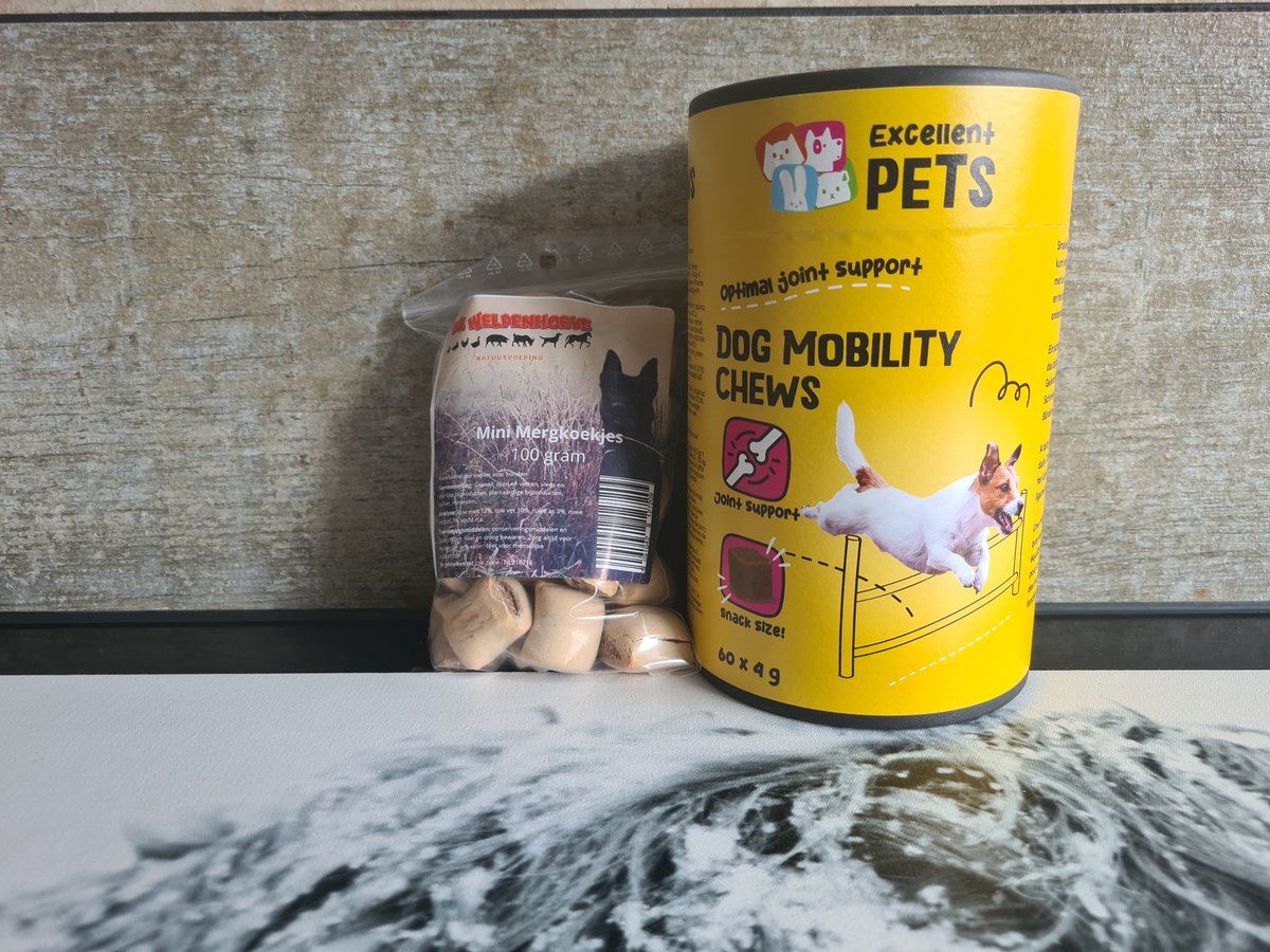 Excellent Pets Dog Mobility Chews 60 stuks en snacks 100 gram