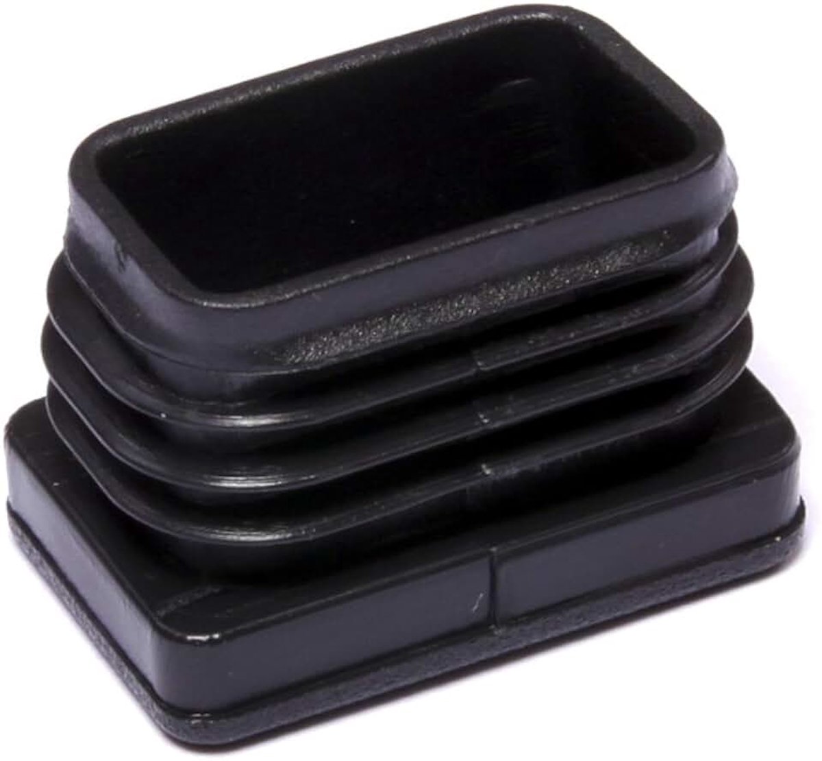 B75825 N - binnenvierkant 10 x 25 mm, zwart