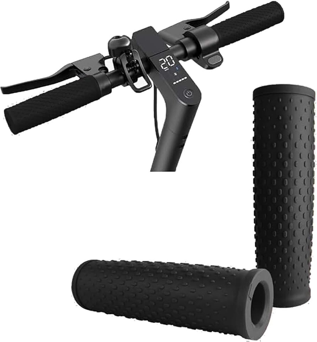 E-Scooter stuurgrepen set voor Xiaomi Mijia M365 1S Essential Pro2 Escooter Roller accessoires (Zwart)