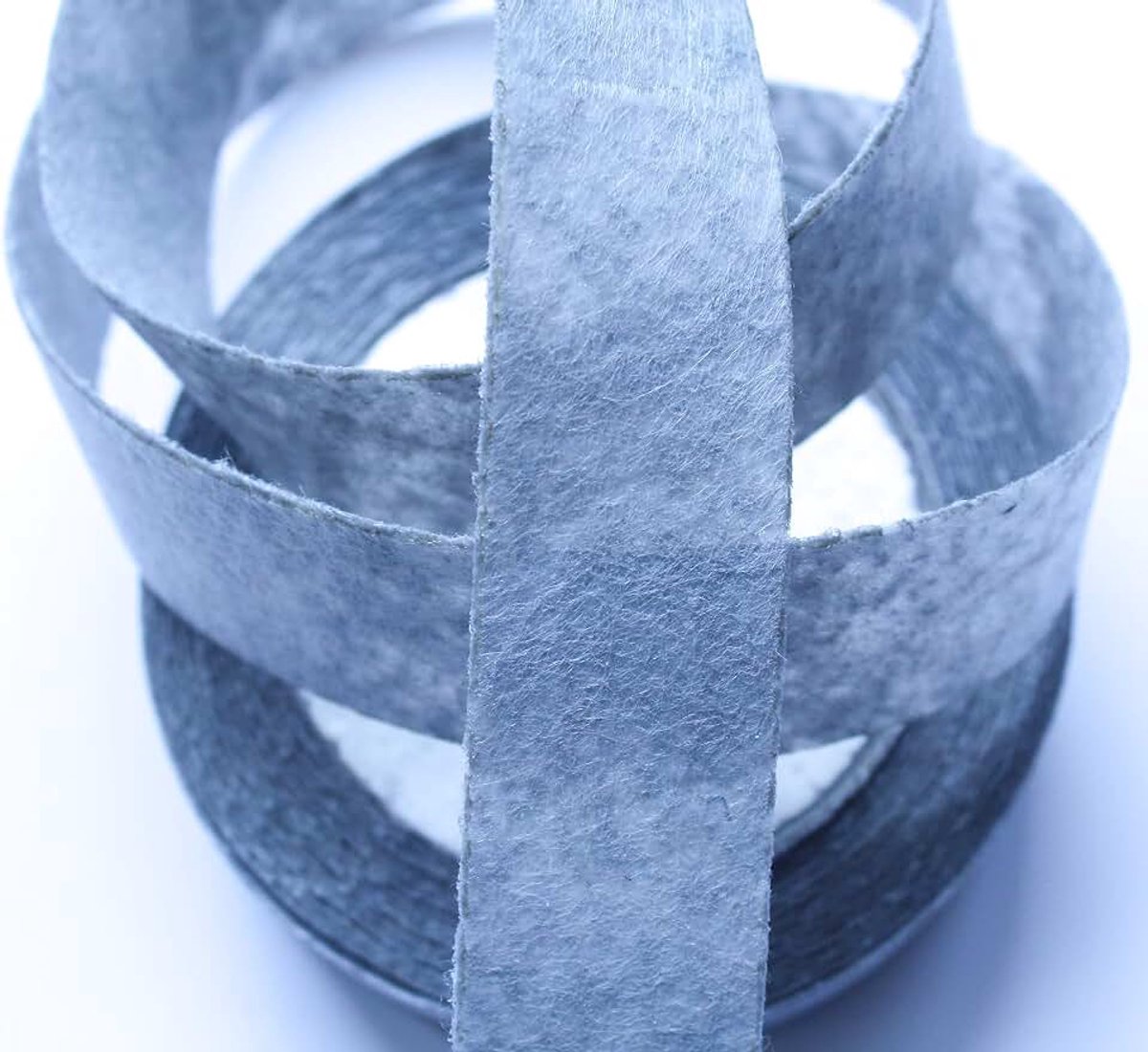 Viltband, 5 m breed, 25 mm breed, 3 mm dik, vilt, pannenband, viltband, knutselvilt, decoratielint op rol, voor Kerstmis, advent, bruiloft, decoratie, zilverkleurig