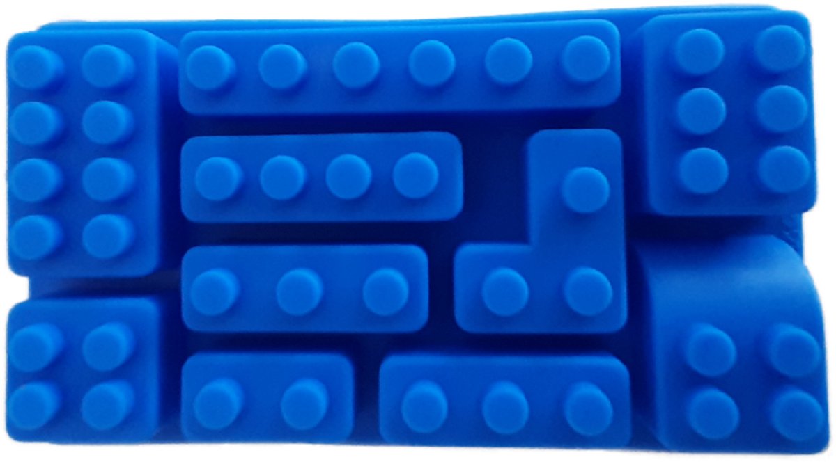 Eizook Bouw Blokjes vorm - Chocolade - IJsklontjes - Fondant - Zeep - Klei