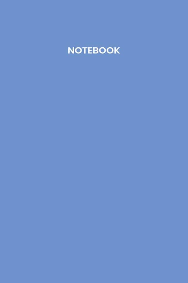 Cornflower Blue: Dot Graph, paperback, 6 x 9, 120 Pages, Matte Finish
