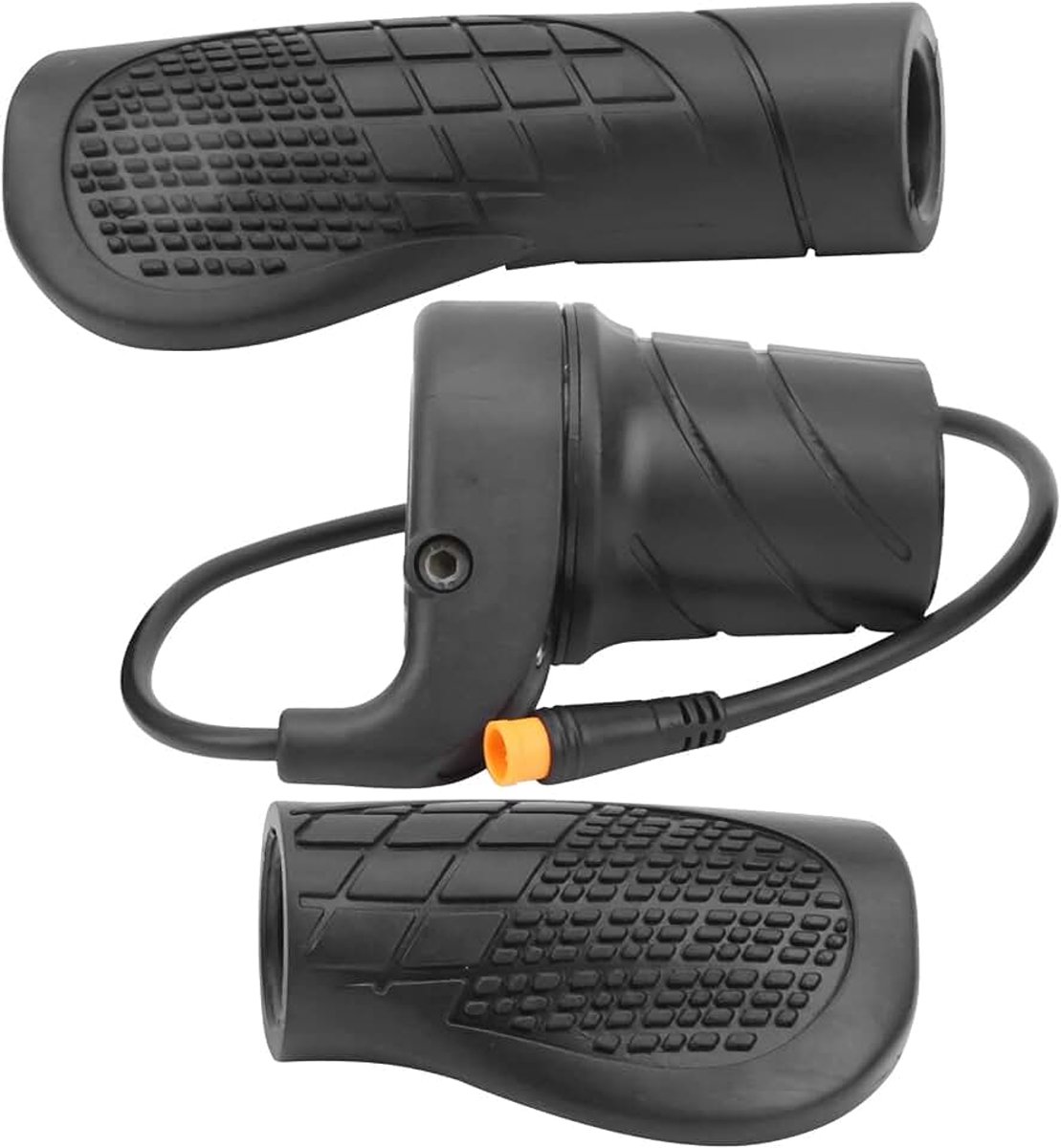 Throttle, waterdichte connector Accelerator Handvat Montage Snelheidsregeling Stuurgreep Twist Speed ​​Throttle voor elektrische fietsen en scooters