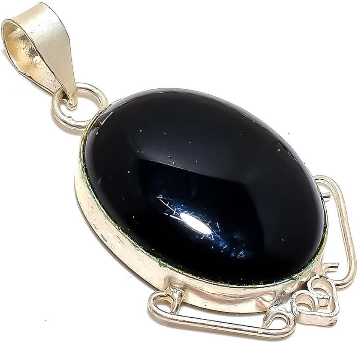 Handmade Pendant 2-2.5" Long For Girls Woman's Sterling Silver Plated Jewelry From Kashish