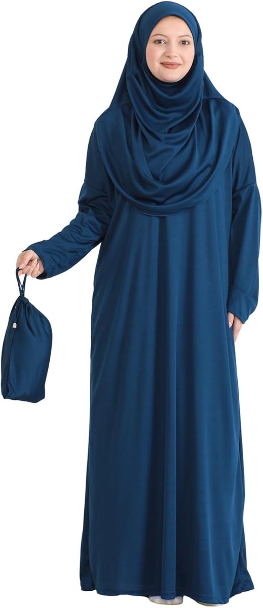 Moslimjurk voor Dames met Hijab, Abaya, Instant Gebedskleding Set, Islamitische Kleding, Dubai Kaftan, Jilbab, Burka