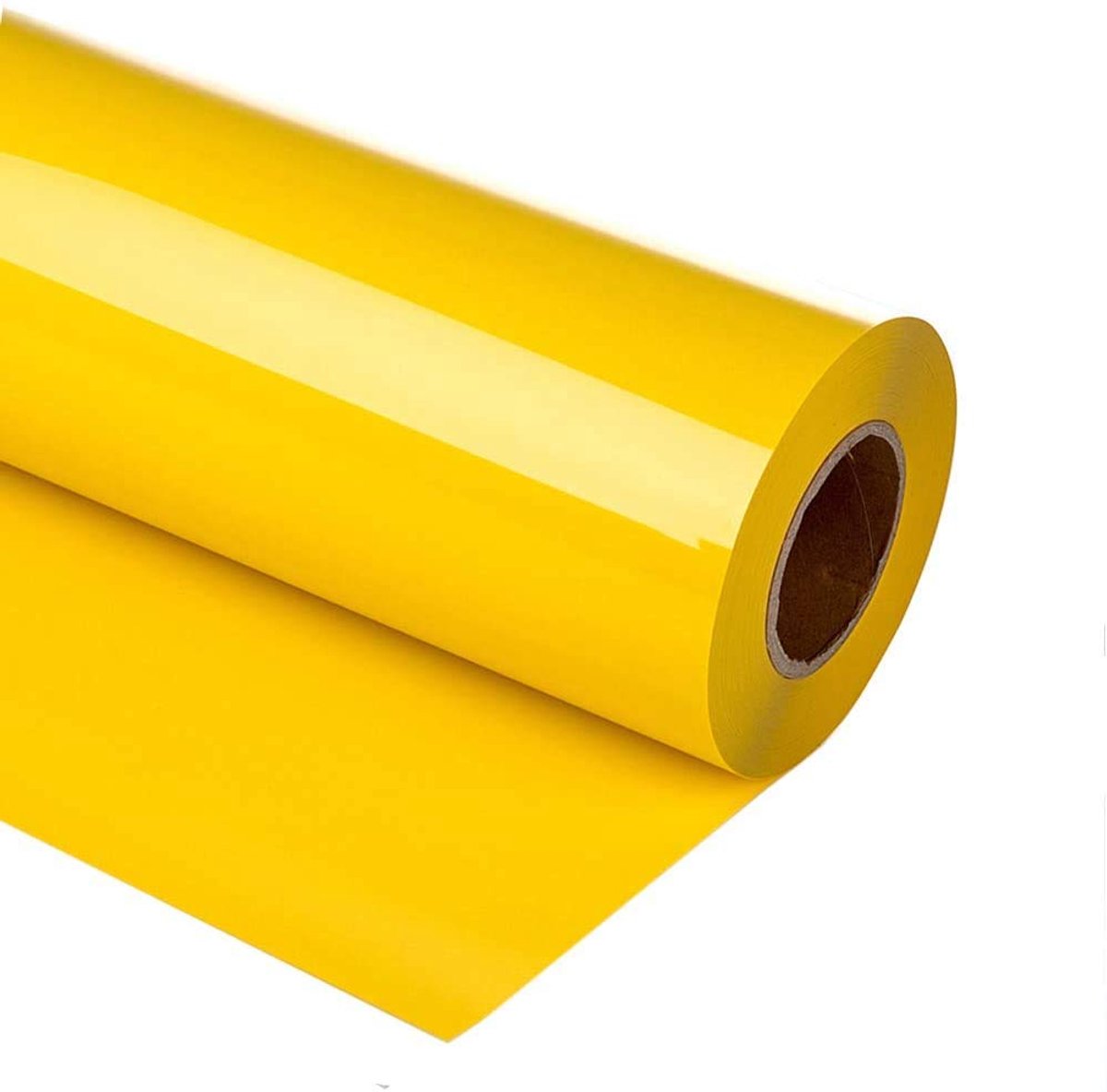 Warmteoverdracht Vinyl bundel 30cmx 300cm Voet Rollen, HTV voor Silhouet Cameo Gemakkelijk te knippen & Onkruid, DIY Warmtepers Ontwerp voor T-shirt, kleding, hoeden en ander textiel (Geel)