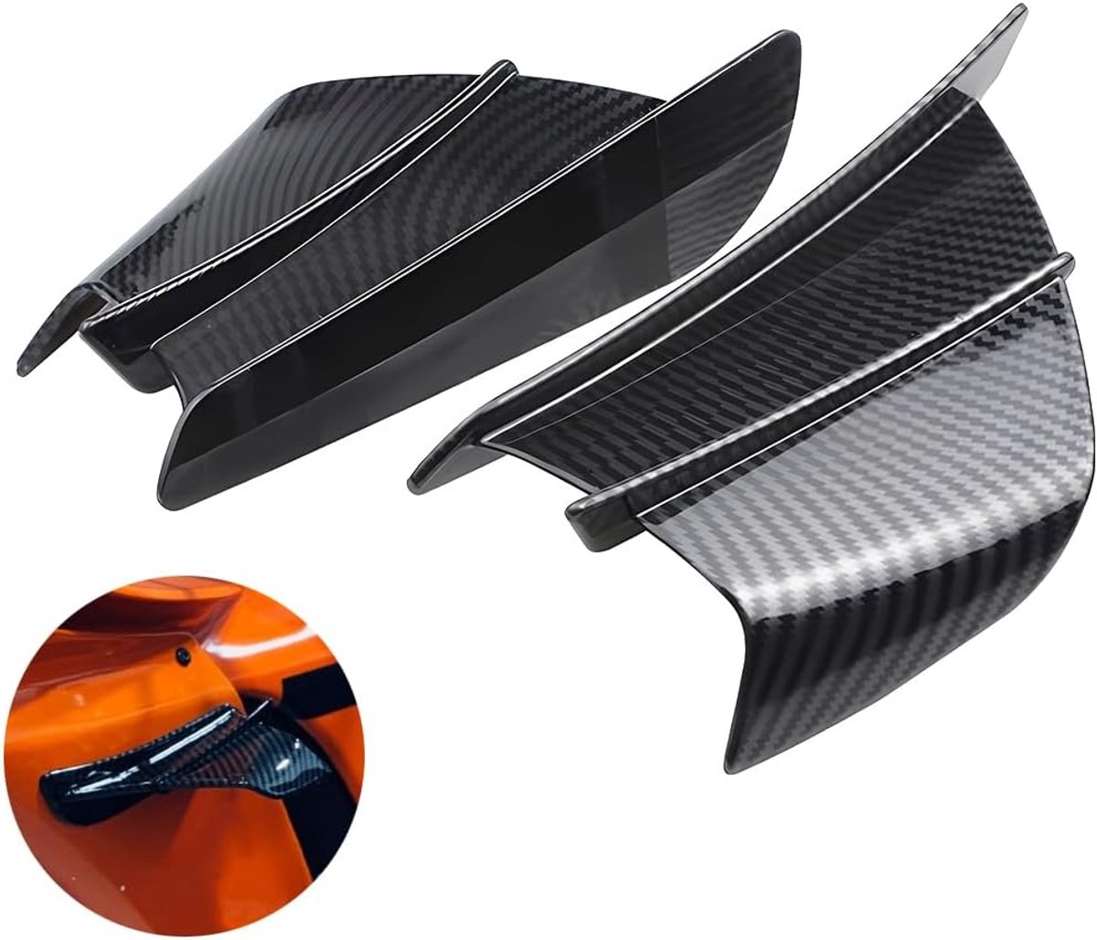 Vleugel Aerodynamische Winglet Motorcycle Kuip Zijvleugel Aerodynamische Vleugel Modificatie Accessoire Spoiler Bevestiging