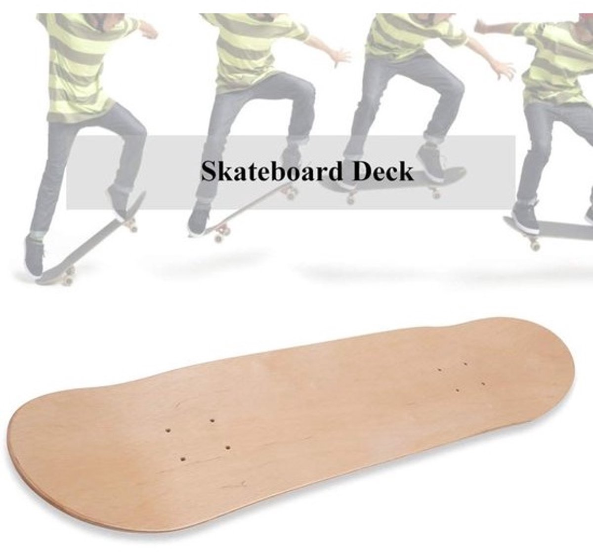 Skateboard Deck Blank Double-Warped Concave Board Accessoire voor Skate Scooter - HTML Content Available .