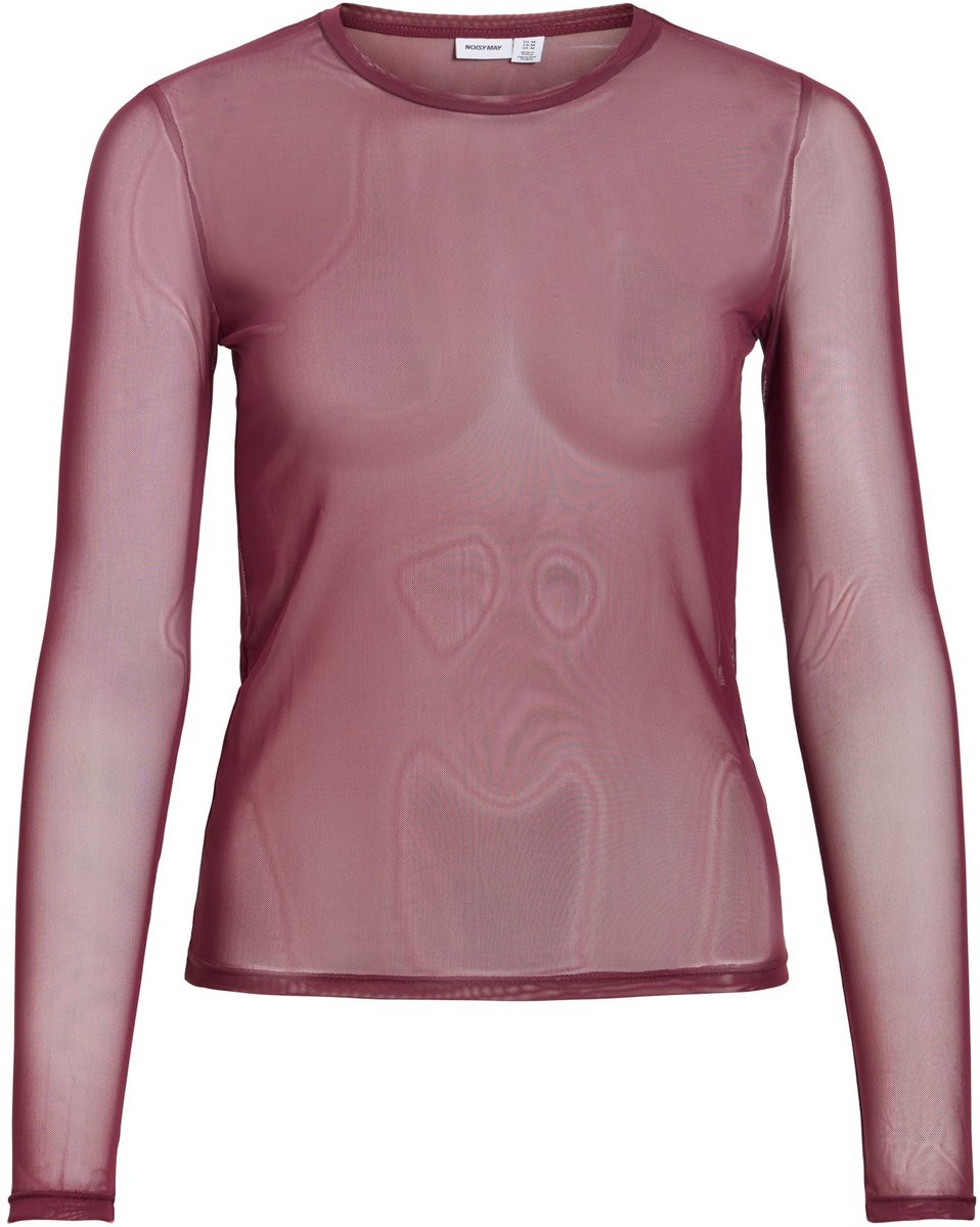 Noisy May Top Lange mouwen mesh