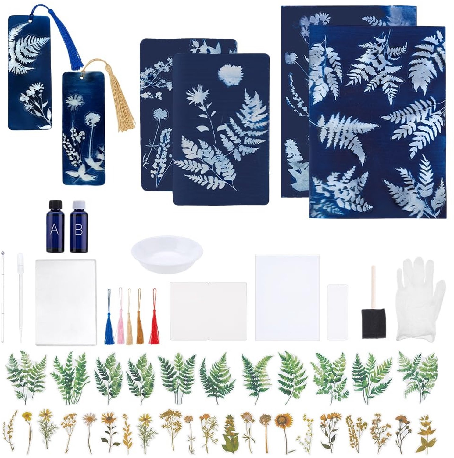 Famanu – Kunstset met 20 vellen A5-papier en accessoires