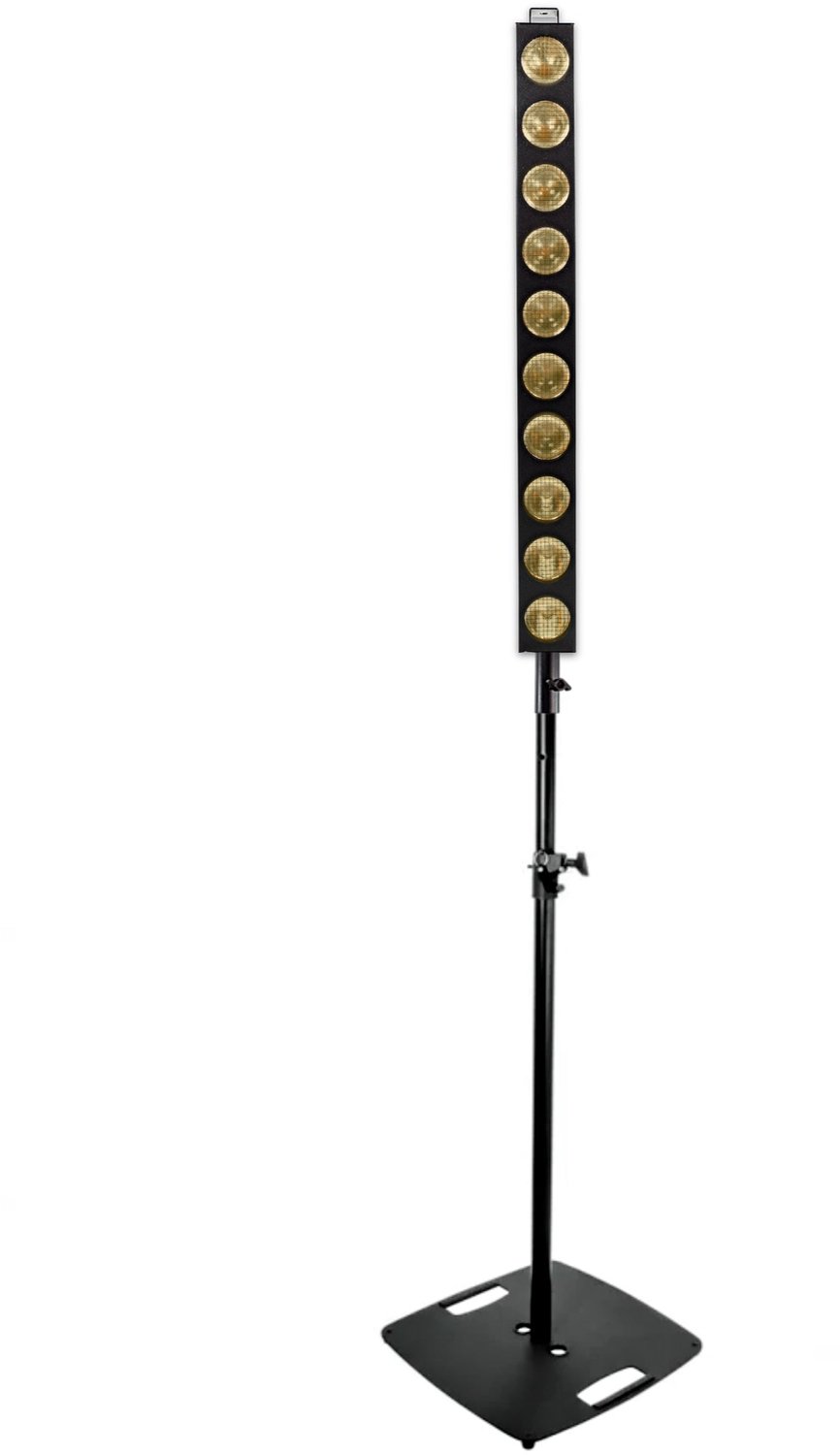Marconi MIZAR 10x12W WW Blinder Bar - Professionele Warm Witte Blinderlamp - 10x12W COB LED - DMX512 Scenebelichting Voor Podium En Events