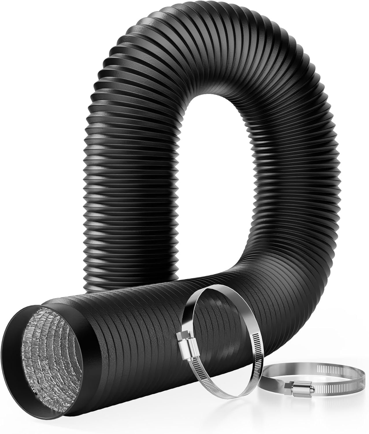 Afvoerslang ø100 mm - 2.5 m lang - zwart - ideaal voor afvoerinstallaties - m-winkel