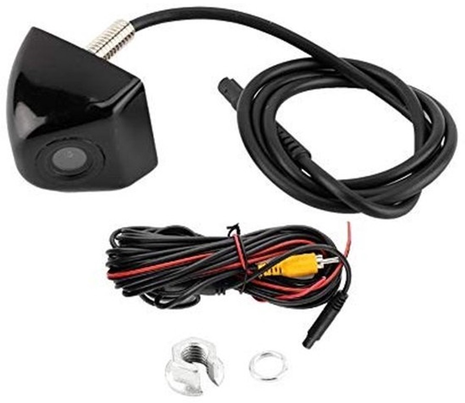 Shopcentral - Achteruitrijcamera - Universele parkeerhulp - Waterdicht - Zwart - HD-beeldkwaliteit - Voor auto's - 120 graden kijkhoek