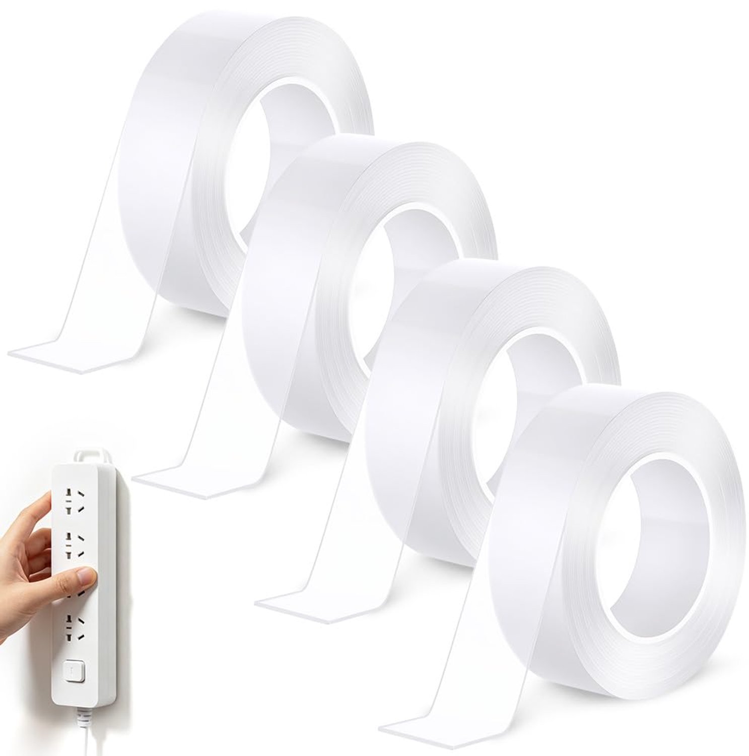 Dubbelzijdig plakband 3 m - extra sterk - acrylic - ideaal voor muur en tapijt - ShopVlot