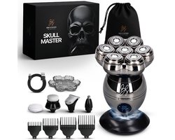 Scheerapparaat Mannen 8-in-1 – Skull Master Pro - Hoofd Scheerapparaten – Head Shaver - Elektrische Shaver - Brothers in Style
