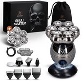 Scheerapparaat Mannen 8-in-1 - Skull Master Pro + Extra Scheerkop – Hoofd Scheerapparaat - Head Shaver - Trimmer - Brothers in Style