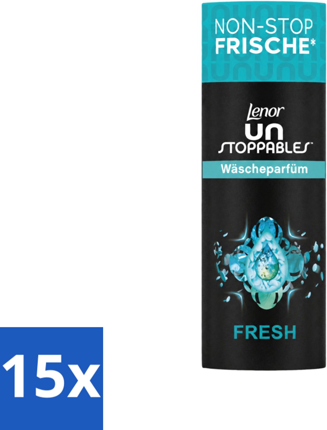 15 x Lenor – Geurbooster – Fresh – 12 Wasbeurten – 160 g - Voordeelverpakking - 15 stuks
