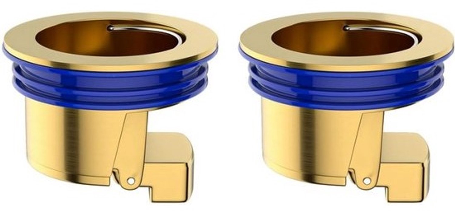 2x Zelfsluitende vloerafvoerplug Rioolkeram voor diameter 33-40mm - Terugstroombeveiliging