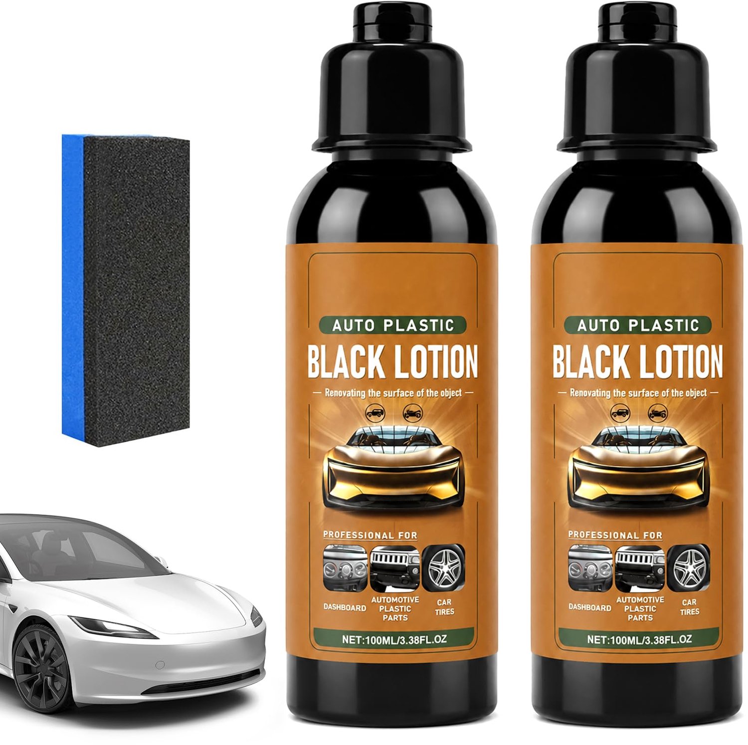 Kunststof auto kit renovator - krasverwijderaar - voor heldere kunststof - eenvoudig in gebruik - m-winkel