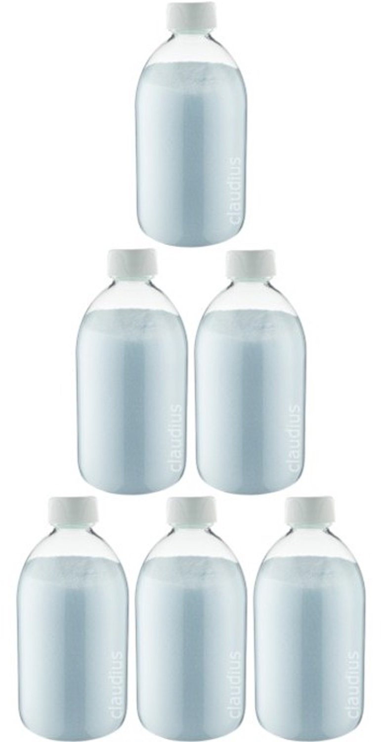Claudius Scrubzout Opium 650 gram - Fles met witte dop - set van 6 stuks - Hydraterende Lichaamsscrub - Body Scrub