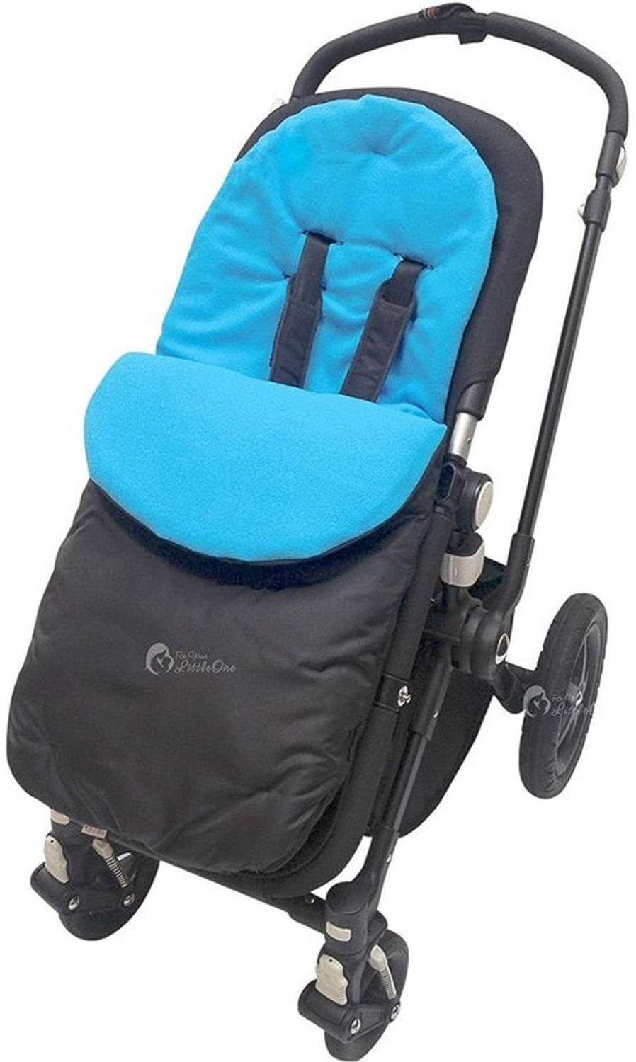 Voetenzak voor de kinderwagen - Babydeken - Warmte behouden - Universeel ontwerp - 41 x 24 cm - Turquoise