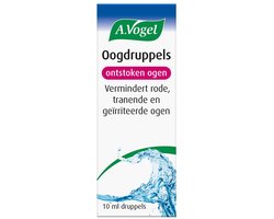 A.Vogel Oogdruppels ontstoken ogen - Vermindert rode, tranende en geïrriteerde ogen - 10 ml