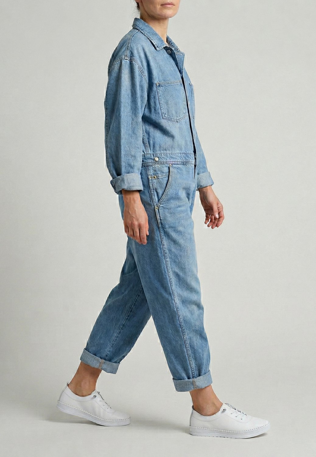 Dames Sneakers - Wit - Natuurlijk Leer - Elastische Veters