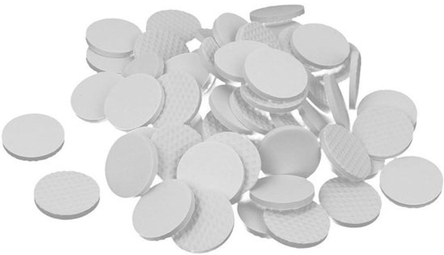 Meubelbeschermers - Antislipkussentjes - Vloerbescherming - Zelfklevend - 30mm diameter - Wit