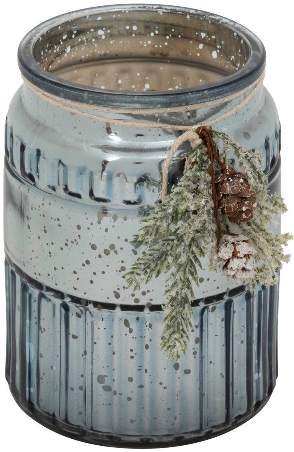 Feeric lights & Christmas Geurkaars met blauwe tak, 460 g Bleu