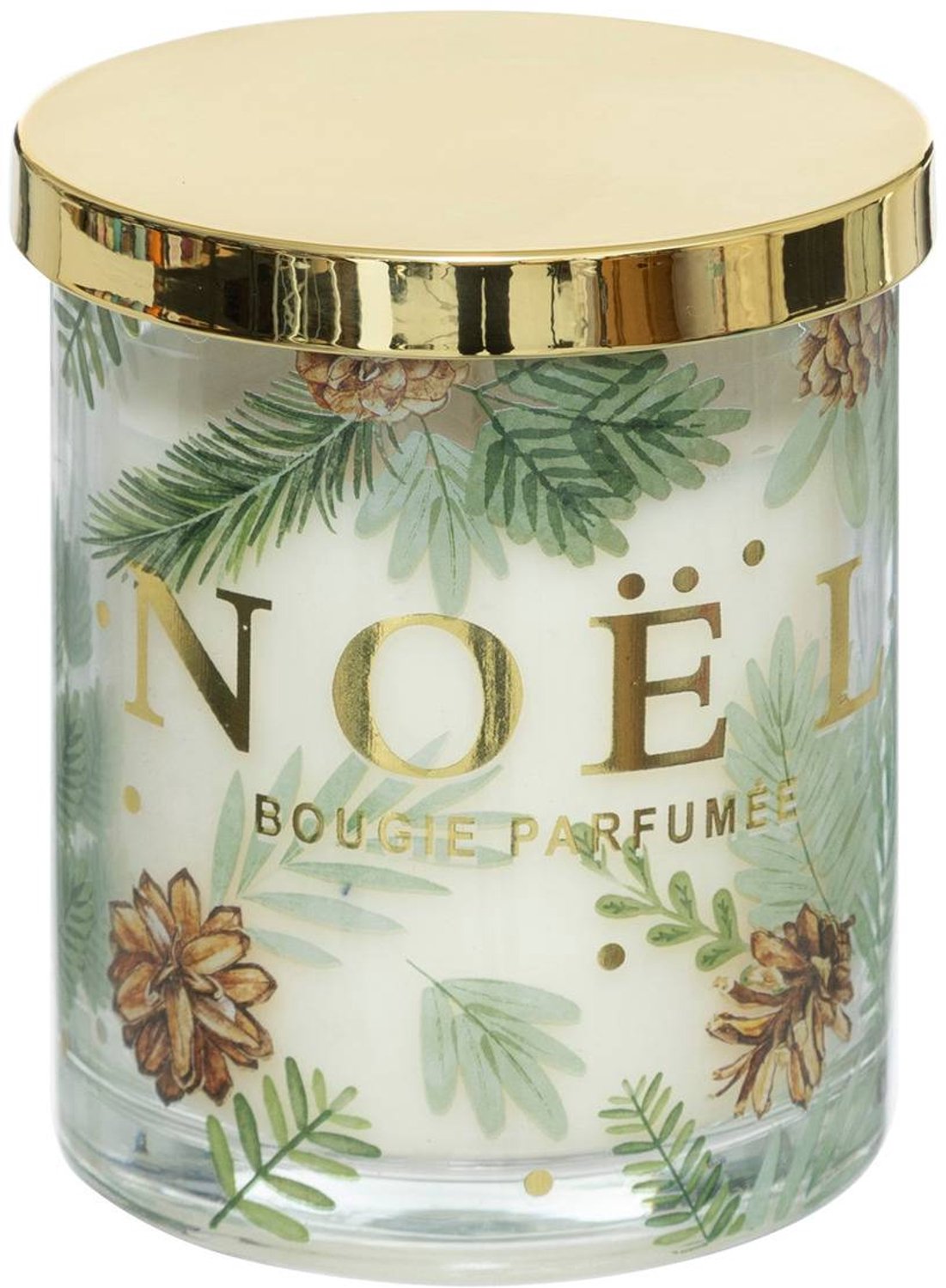 Feeric lights & Christmas Geurkaars voor Kerstmis in een glazen pot, 210 g Vert