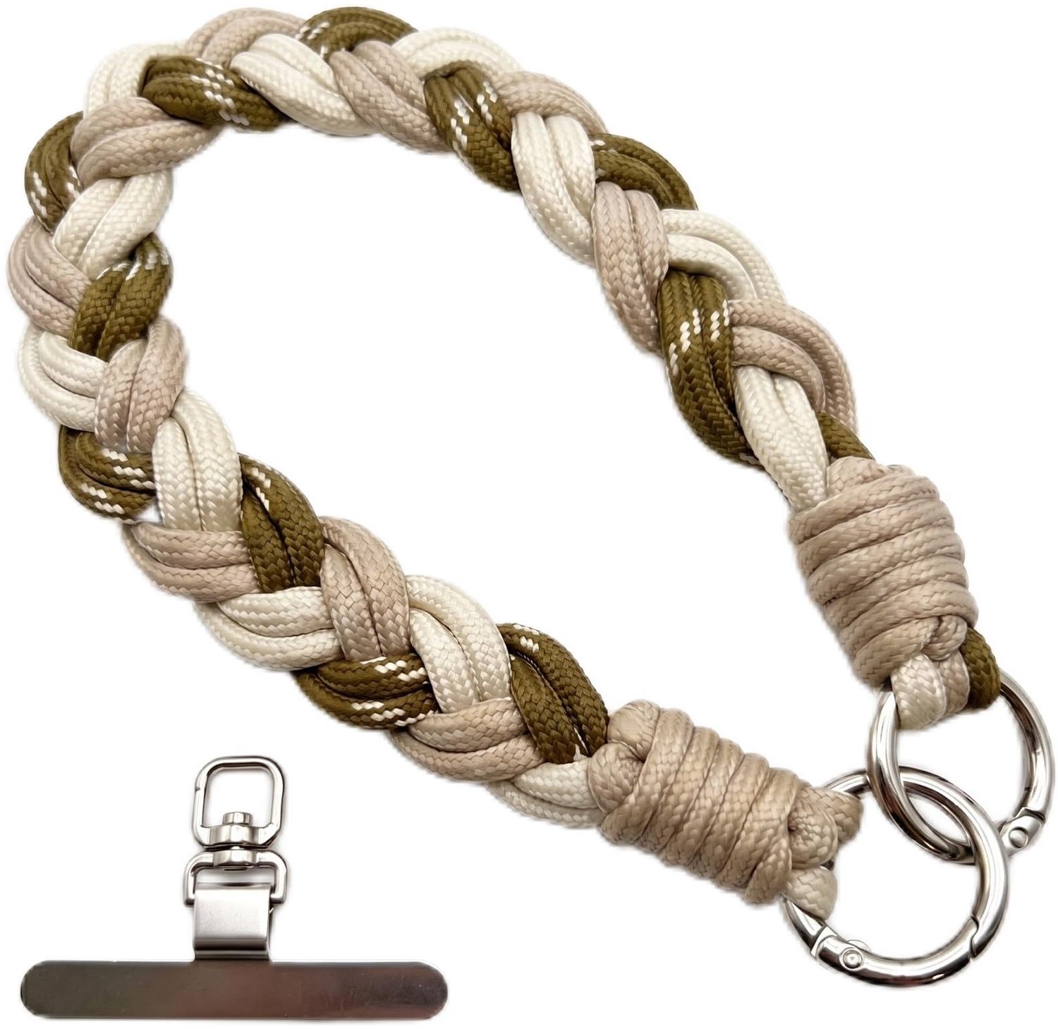 mobiele telefoon polsband M - gevlochten - robuust - ideaal voor outdoor - m-winkel