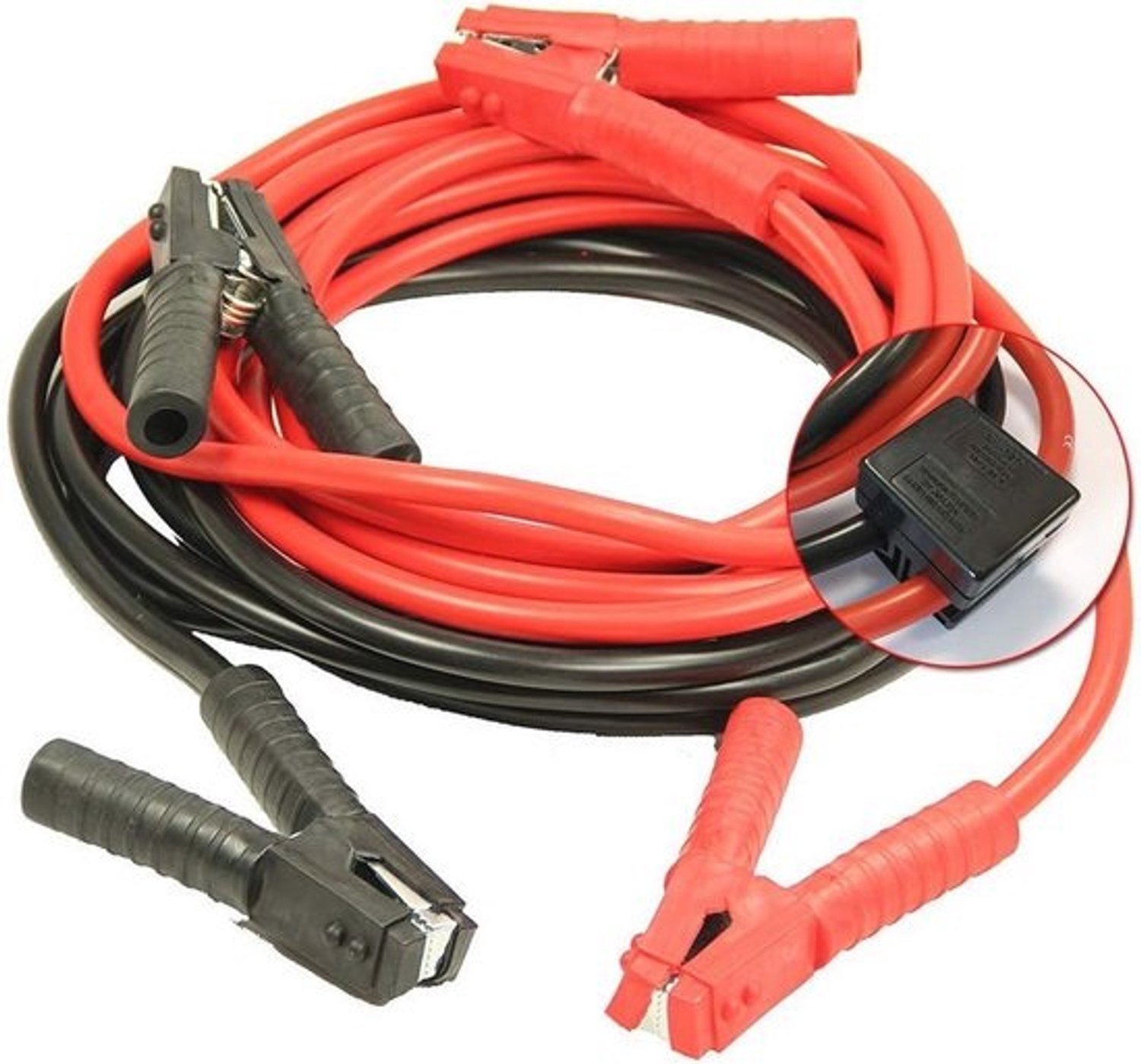 12V/24V startkabels voor auto en vrachtwagen - Koperen kabelset met overspanningsbeveiliging