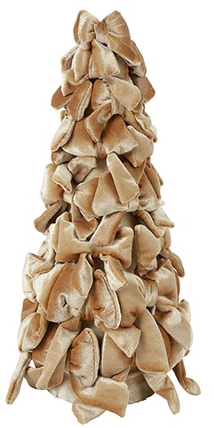 Countryfield ornament stof kerstboom royals 40x12x40cm bruin