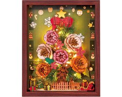 Rolife Everglow Christmas Tree by Rowood - Rowood Wooden Bloom Craft Series - TW05H - Kerst - Bloemen - Bouwpakket