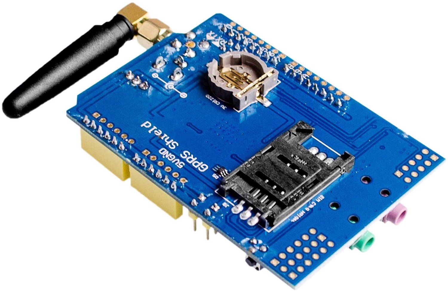 GPRS/GSM Shield Development Board - Quad-Band Module met Antenne - Ontwikkeling van IoT-projecten - m-winkel