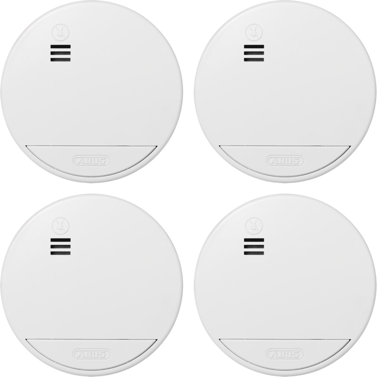 RWM150 Quad Set - 4x Rookmelder - 10 Jaar Batterij - Optische Rookmelder - Wit