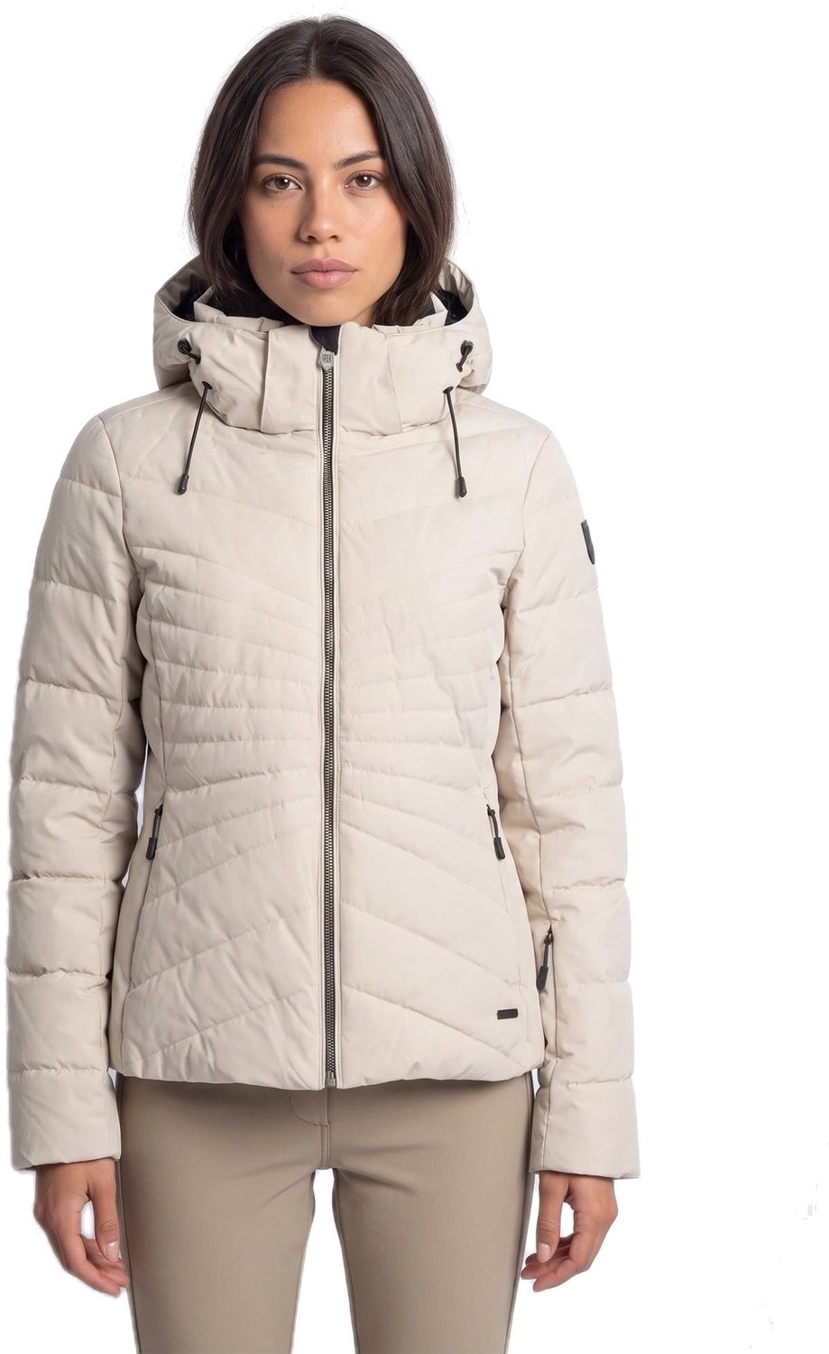 FALCON lush Ski jack dames Off Creme