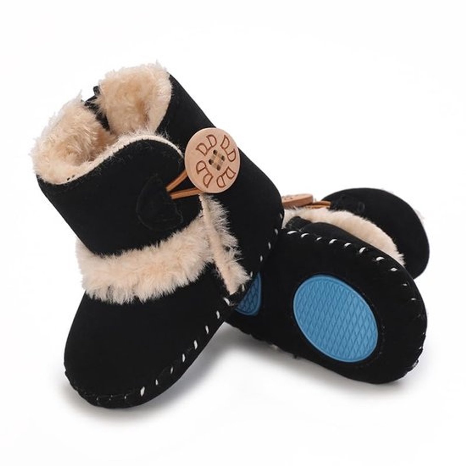 Warme sneeuwlaarsjes voor baby's - Fleece met zachte zool voor de eerste stapjes