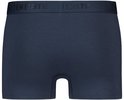 Donkerblauwe Ten Cate short met elastische tailleband voorzien van merklogo.