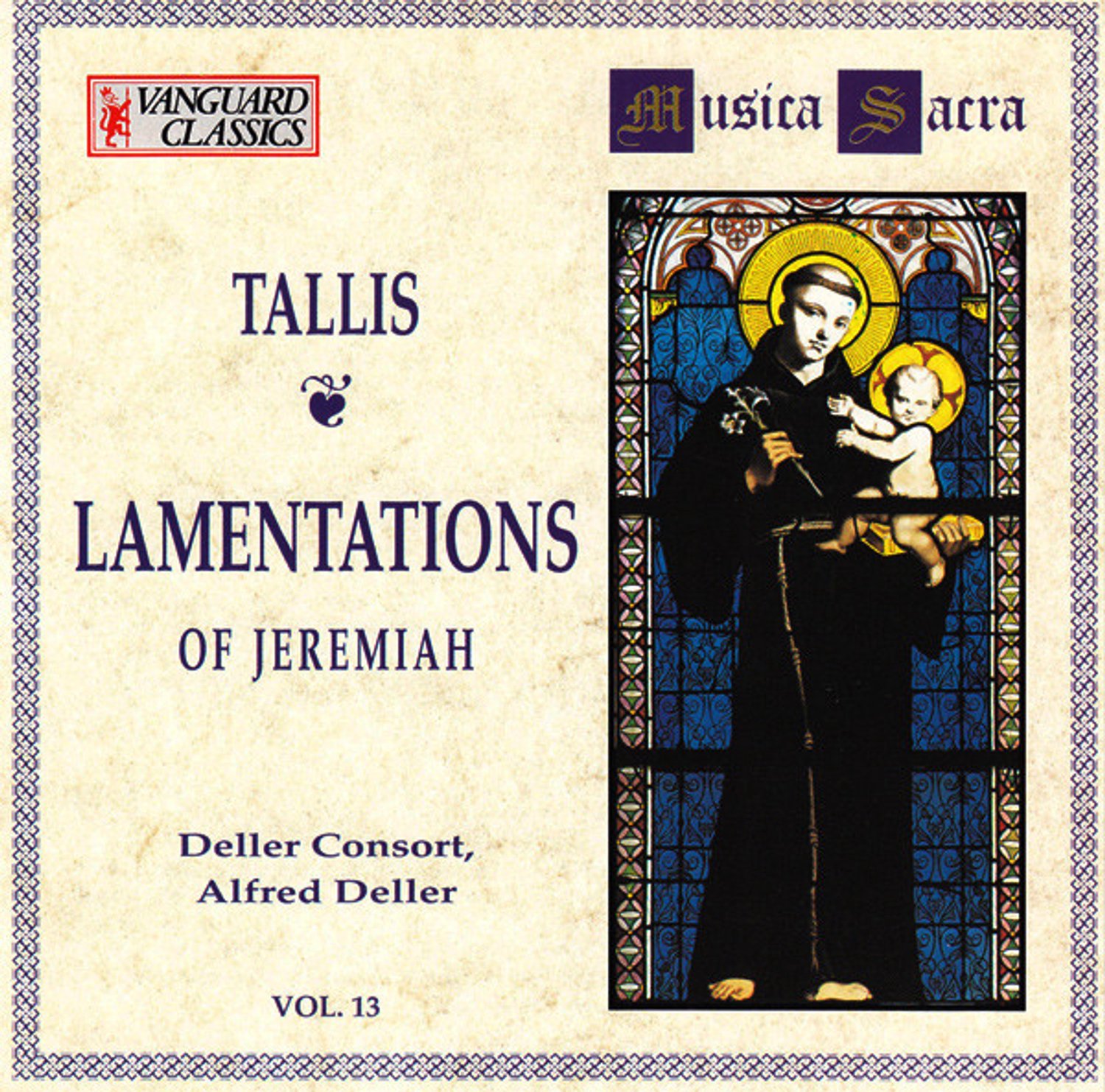1-CD Thomas Tallis - Lamentations of Jeremiah (1958/1994) - Deller Consort / Alfred Deller