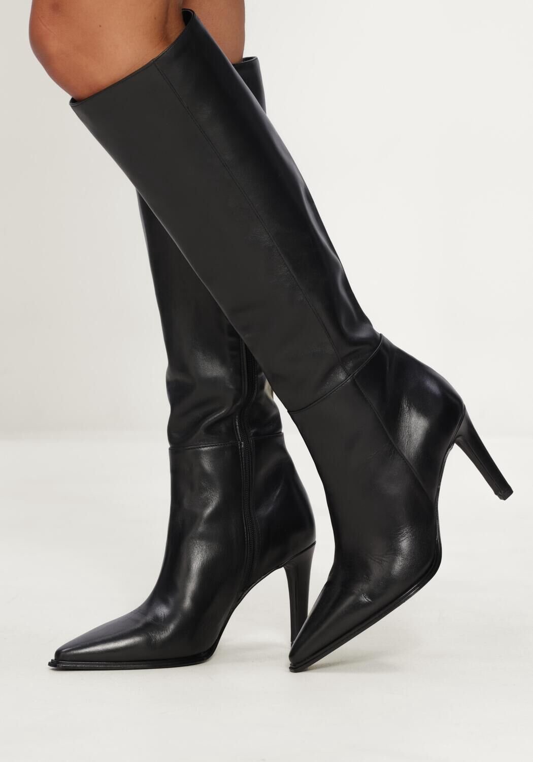 Notre-V 8990 Laarzen - Leer - Dames - Zwart - Maat 37